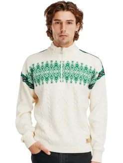 Cheap Aspoy Men's Lightweight Wool Sweater Men Half-Zip
