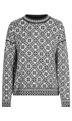 Sale Bjoroy Women's Sweater - Norwegian Wool Women Round Neck