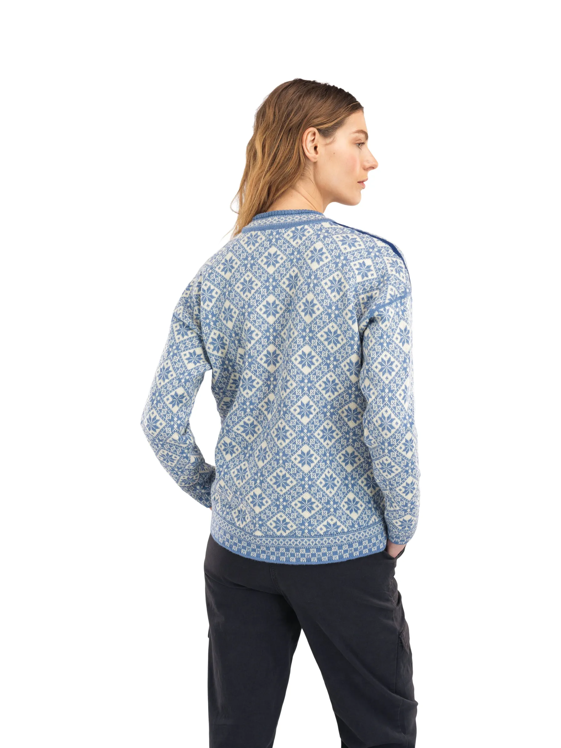 Store Bjoroy Women's Sweater - Norwegian Wool Women Round Neck