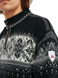 Shop Blyfjell Men's Knit Sweater Men Half-Zip