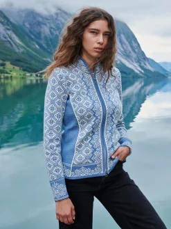 New Christiania Women's Jacket - Merino Wool Women Short Jackets & Cardigans