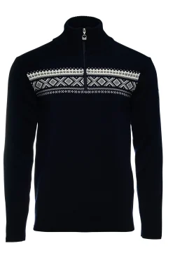 Discount Dalestolen Men's Merino Wool Sweater Men Half-Zip