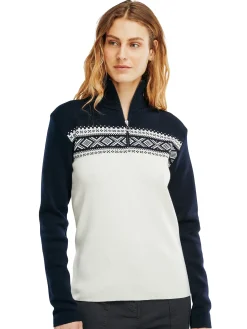 Discount Dalestolen Women's Merino Wool Sweater Women Half-Zip