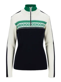 Best Sale Dystingen Women's Merino Wool Sweater Women Half-Zip