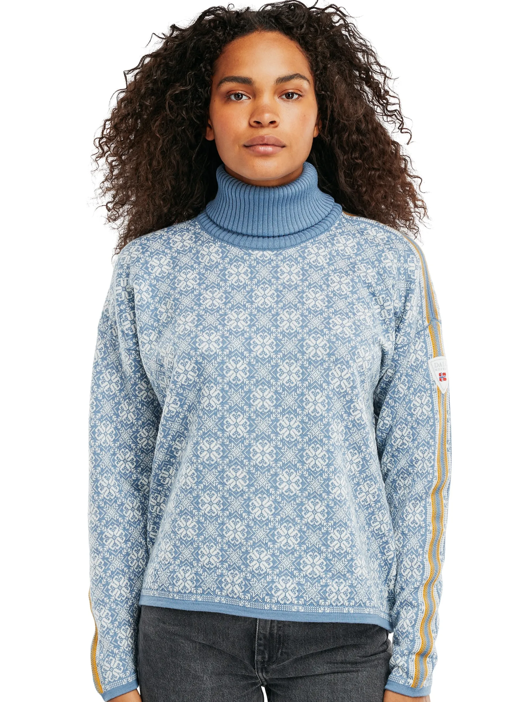Sale Firda Women's Sweater - Merino Wool Women Turtle-Neck