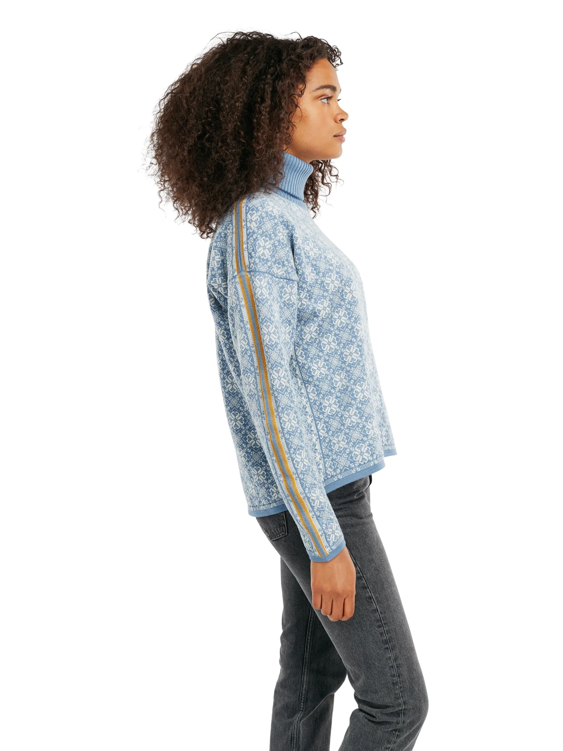 Sale Firda Women's Sweater - Merino Wool Women Turtle-Neck