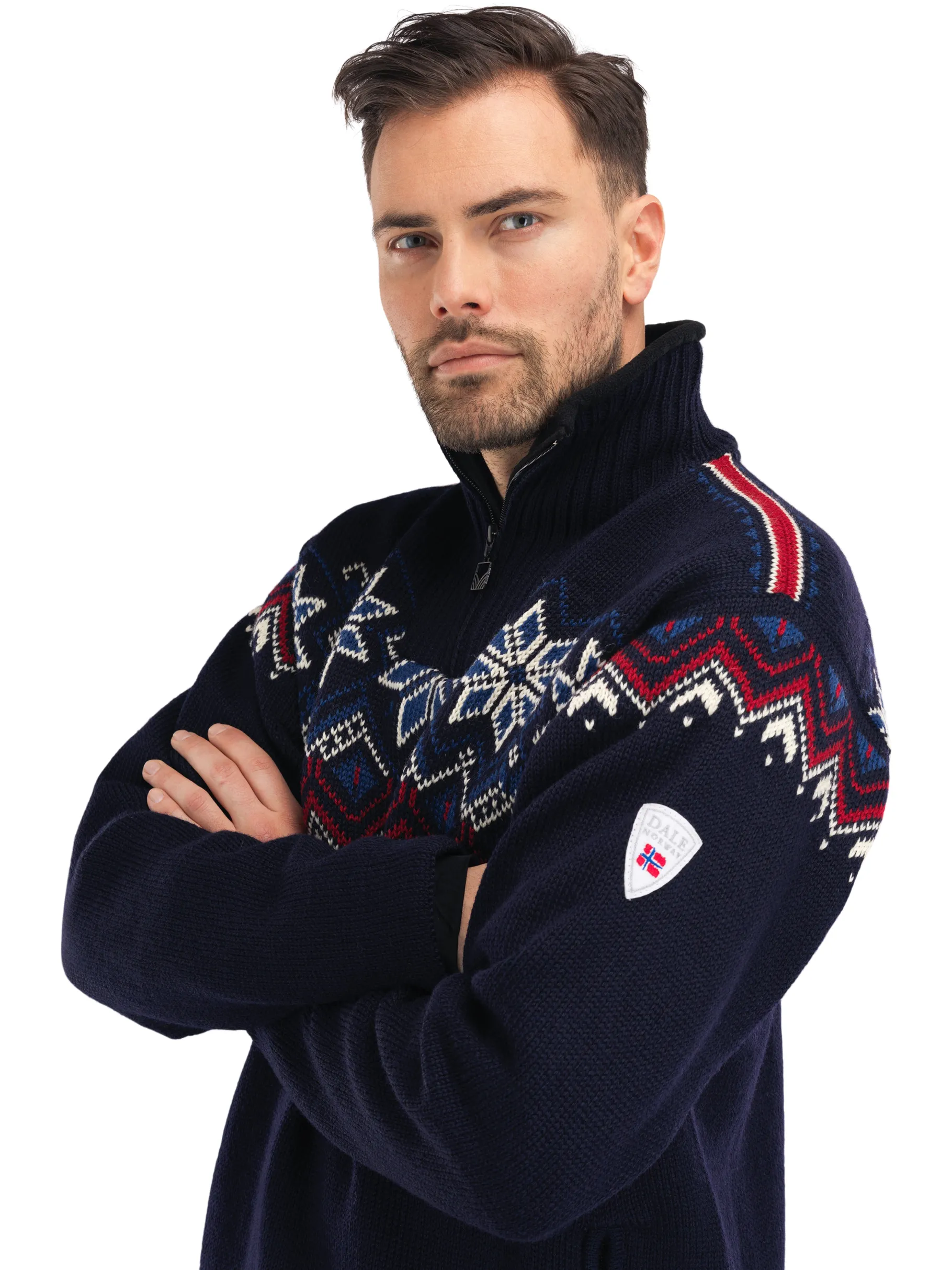 New Fongen Weatherproof Men's Sweater - Norwegian Wool Men Weatherproof
