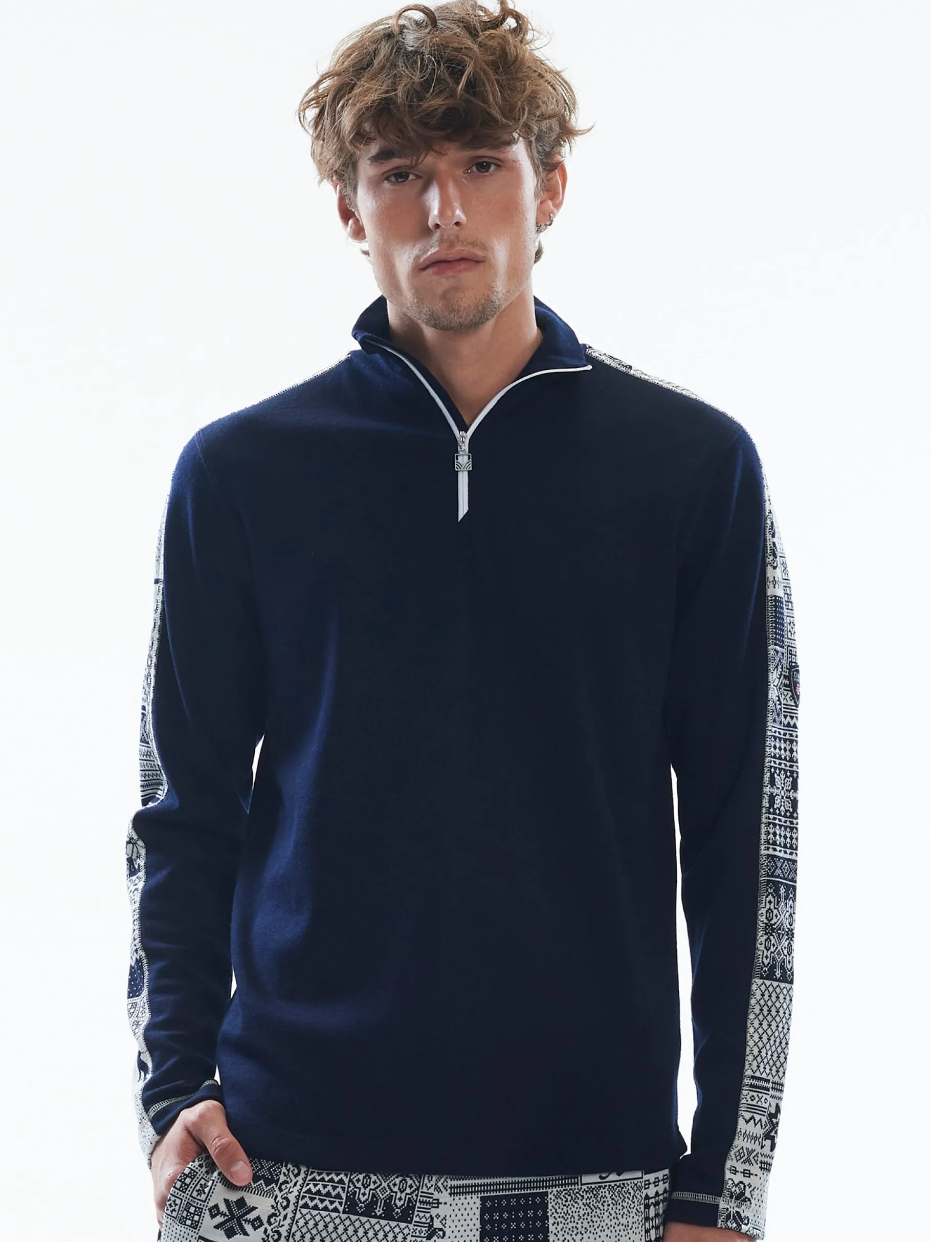 Online History Basic Men's Sweater - Superfine Merino Men Next-To-Skin