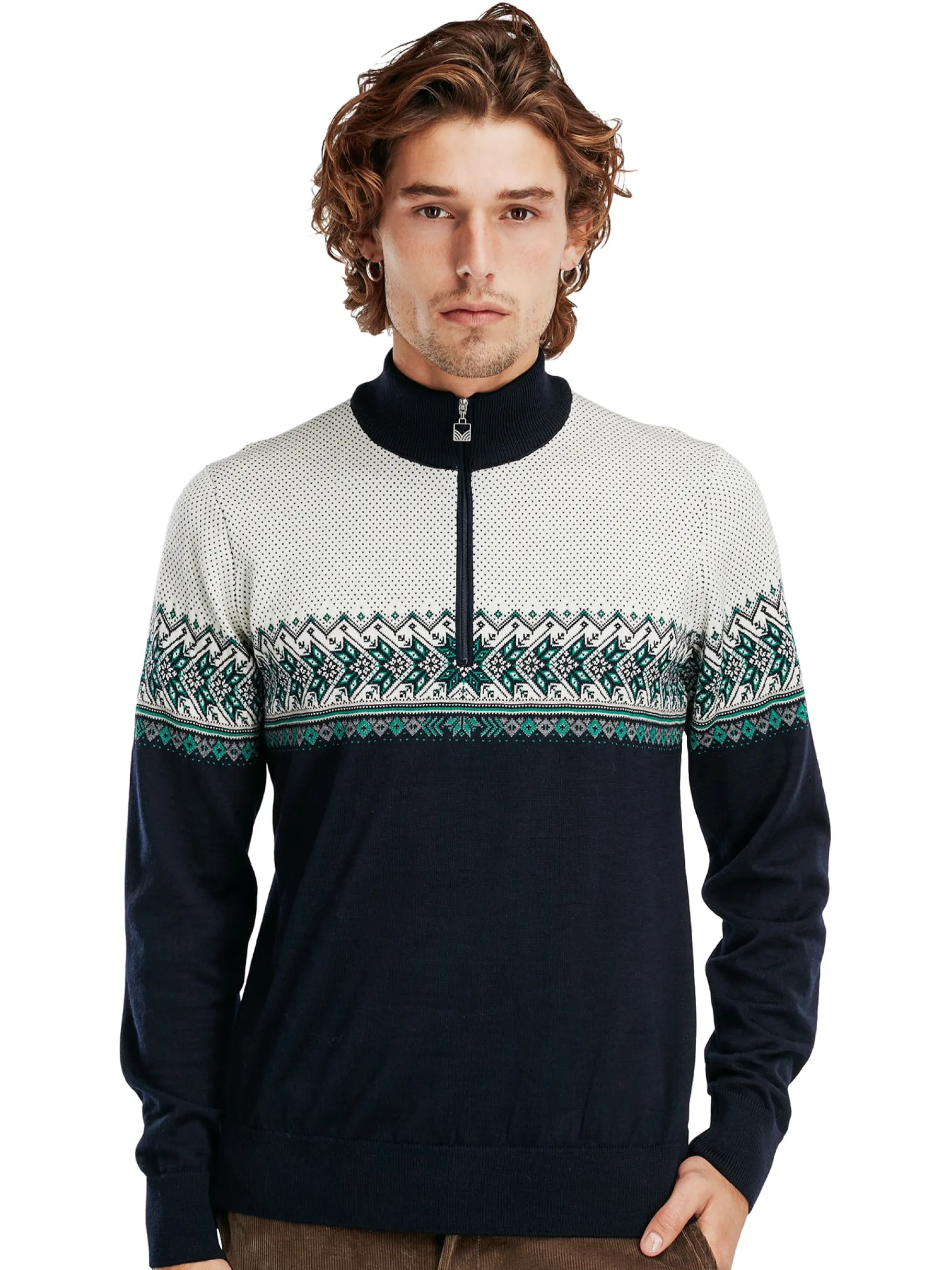 Best Sale Hovden Men's Sweater - Merino Wool Men Half-Zip
