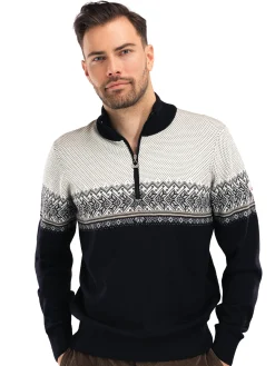 Sale Hovden Men's Sweater - Merino Wool Men Half-Zip