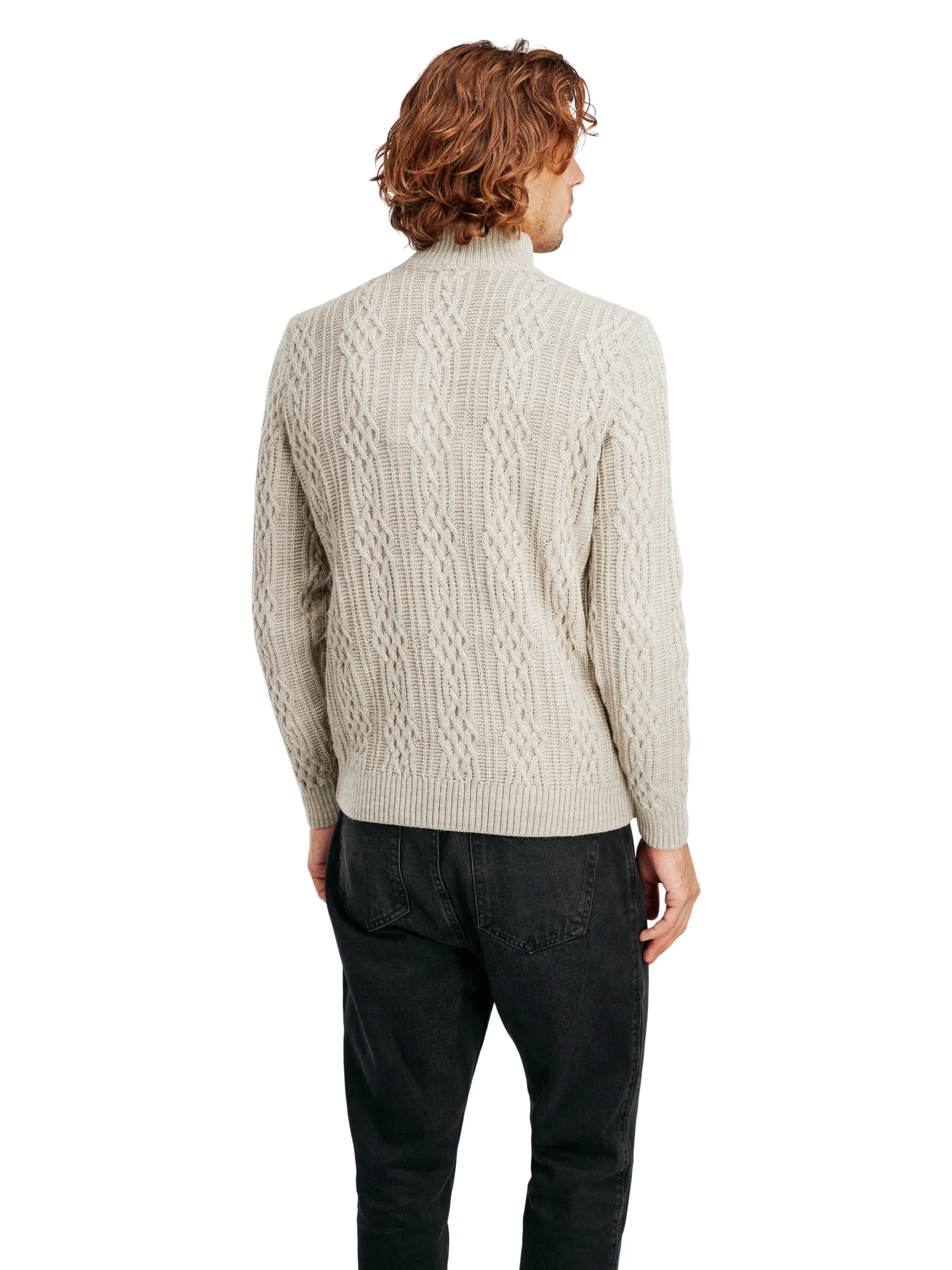 Best Sale Hoven Men's Knit Sweater Men Half-Zip