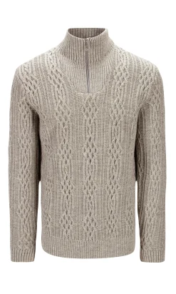Best Sale Hoven Men's Knit Sweater Men Half-Zip