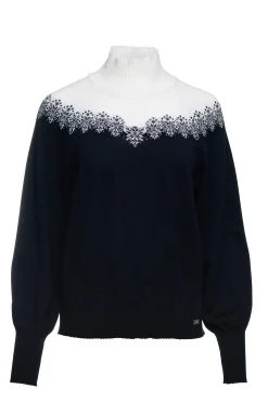 New Isfrid Women's Merino Wool Sweater Women Turtle-Neck