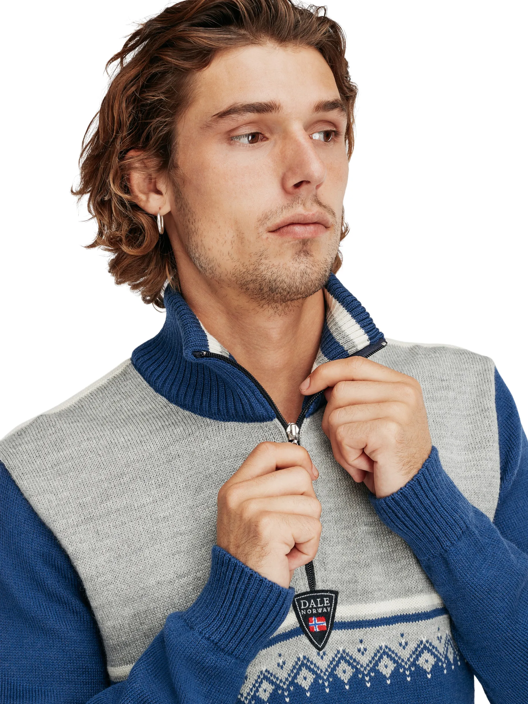 Flash Sale Lahti Men's Knit Sweater Men Half-Zip
