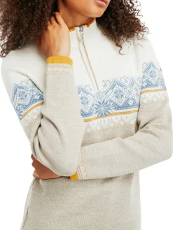 Store Moritz Women's Sweater - Merino Wool Women Half-Zip