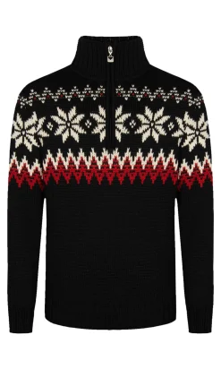 New Myking Men's Sweater - Merino Wool Men Half-Zip