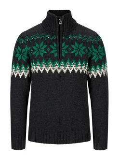 Online Myking Men's Sweater - Merino Wool Men Half-Zip