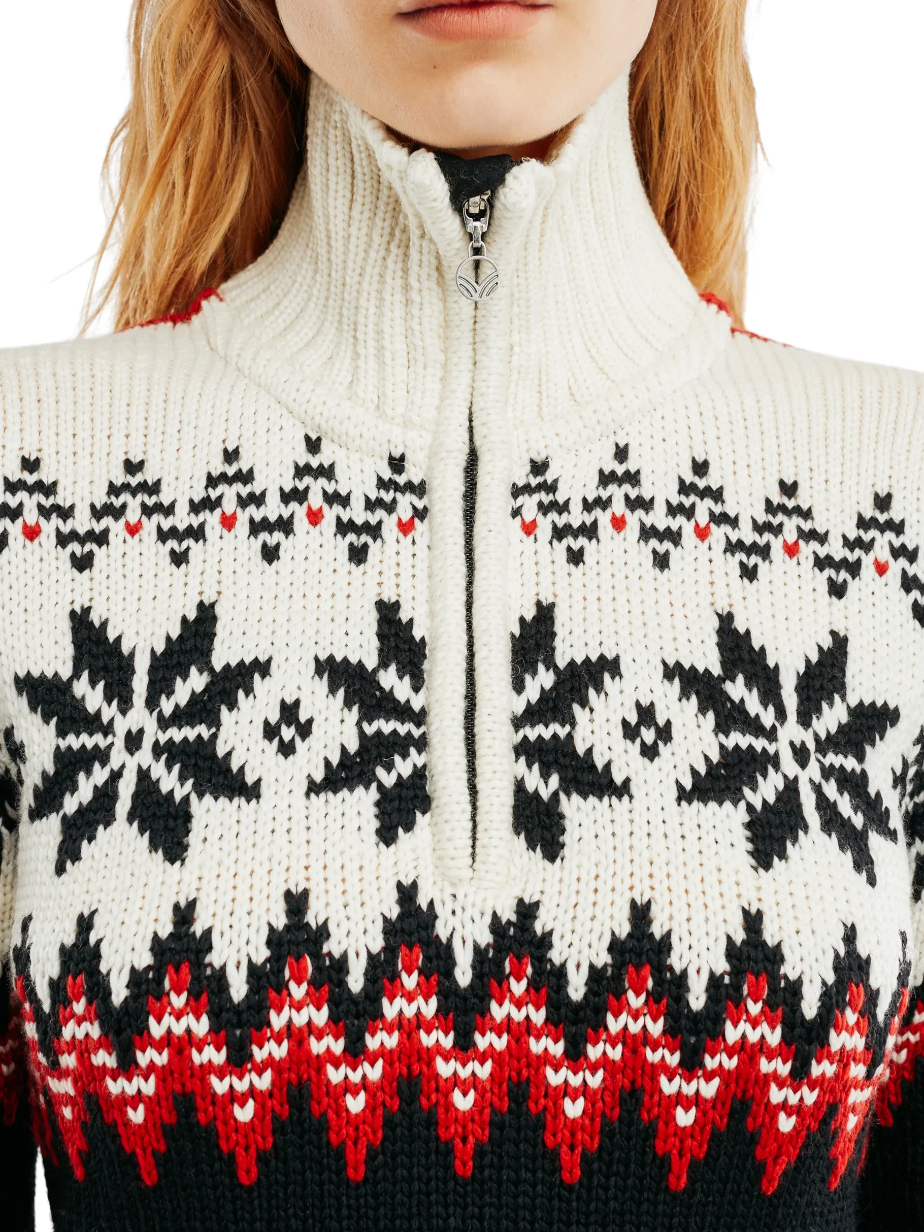 Clearance Myking Women's Sweater - Merino Wool Women Half-Zip