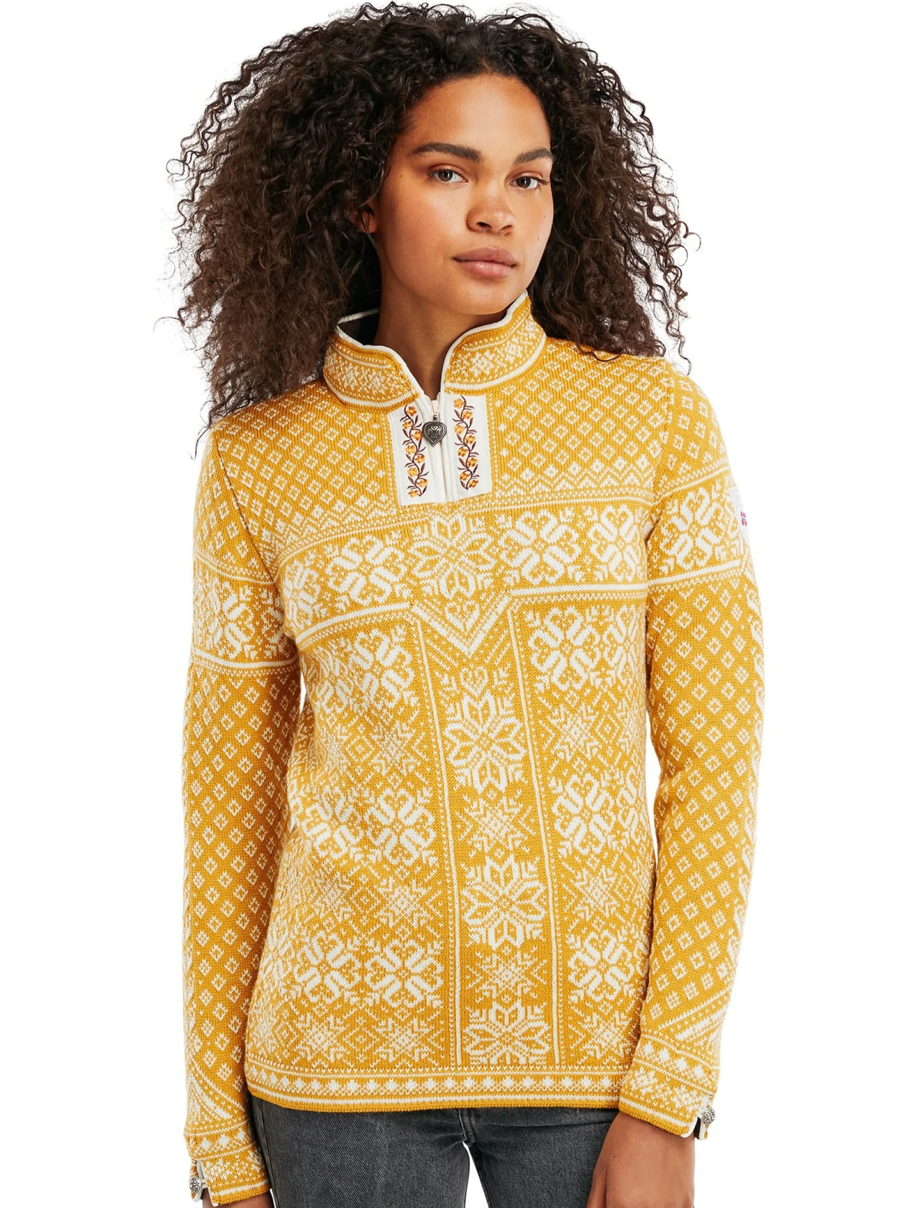 Cheap Peace Women's Knit Sweater Women Half-Zip