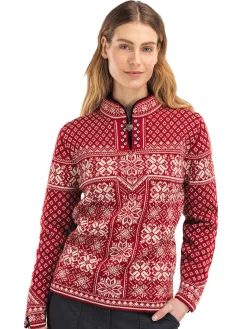Online Peace Women's Knit Sweater Women Half-Zip