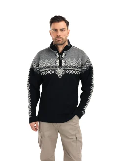 Outlet 140Th Anniversary Men's Sweater - Norwegian Wool Men Half-Zip
