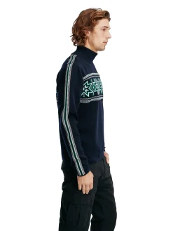 Clearance Tindefjell Men's Sweater - Merino Men Turtle-Neck