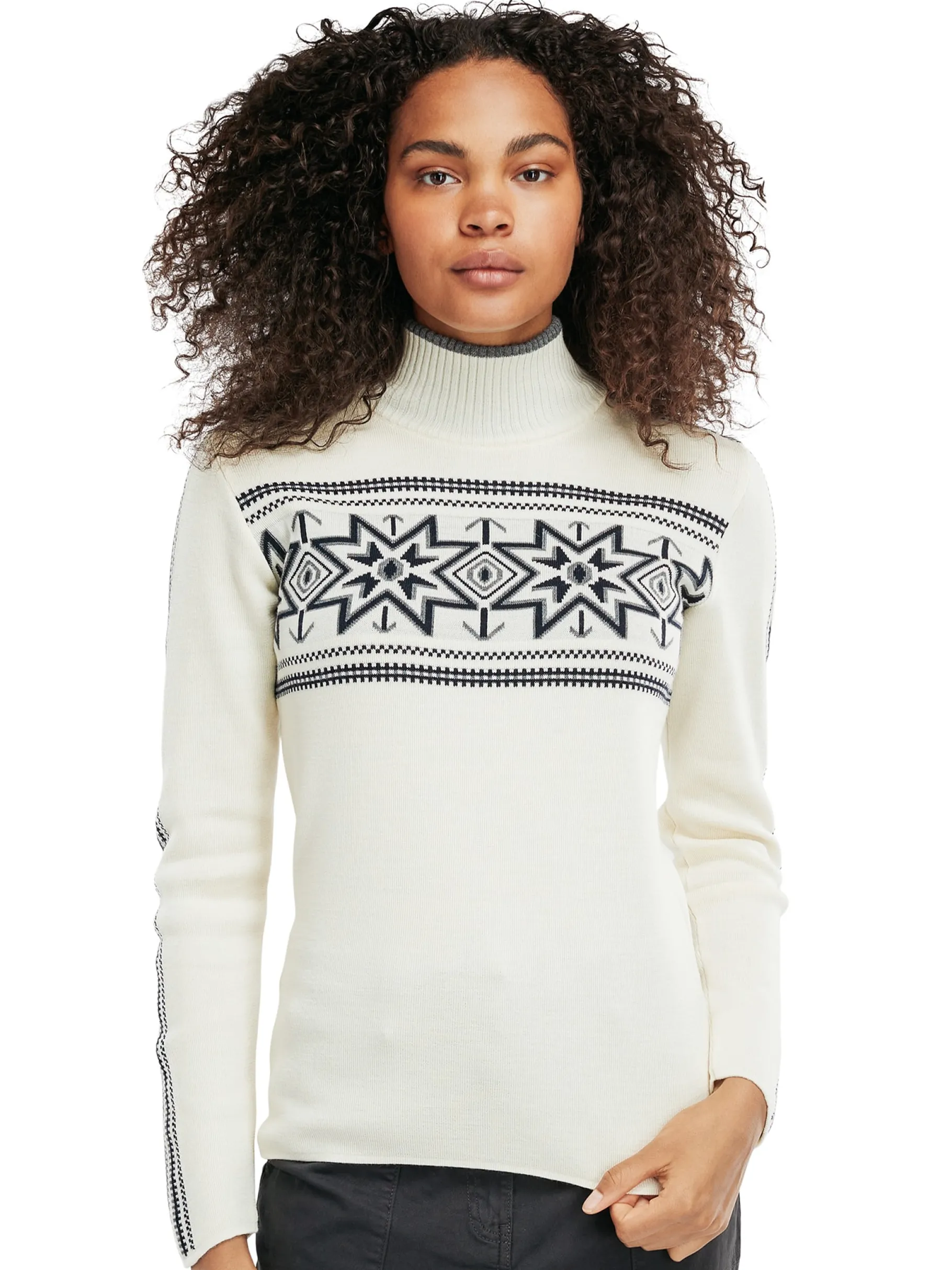 Store Tindefjell Women's Sweater - Merino Women Turtle-Neck