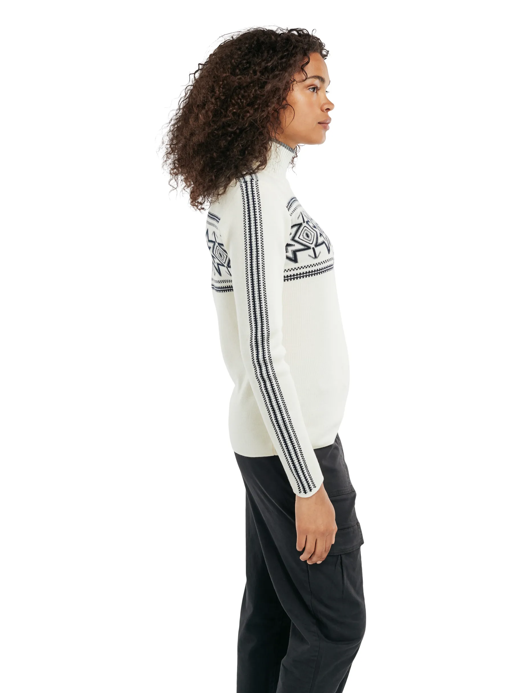 Store Tindefjell Women's Sweater - Merino Women Turtle-Neck
