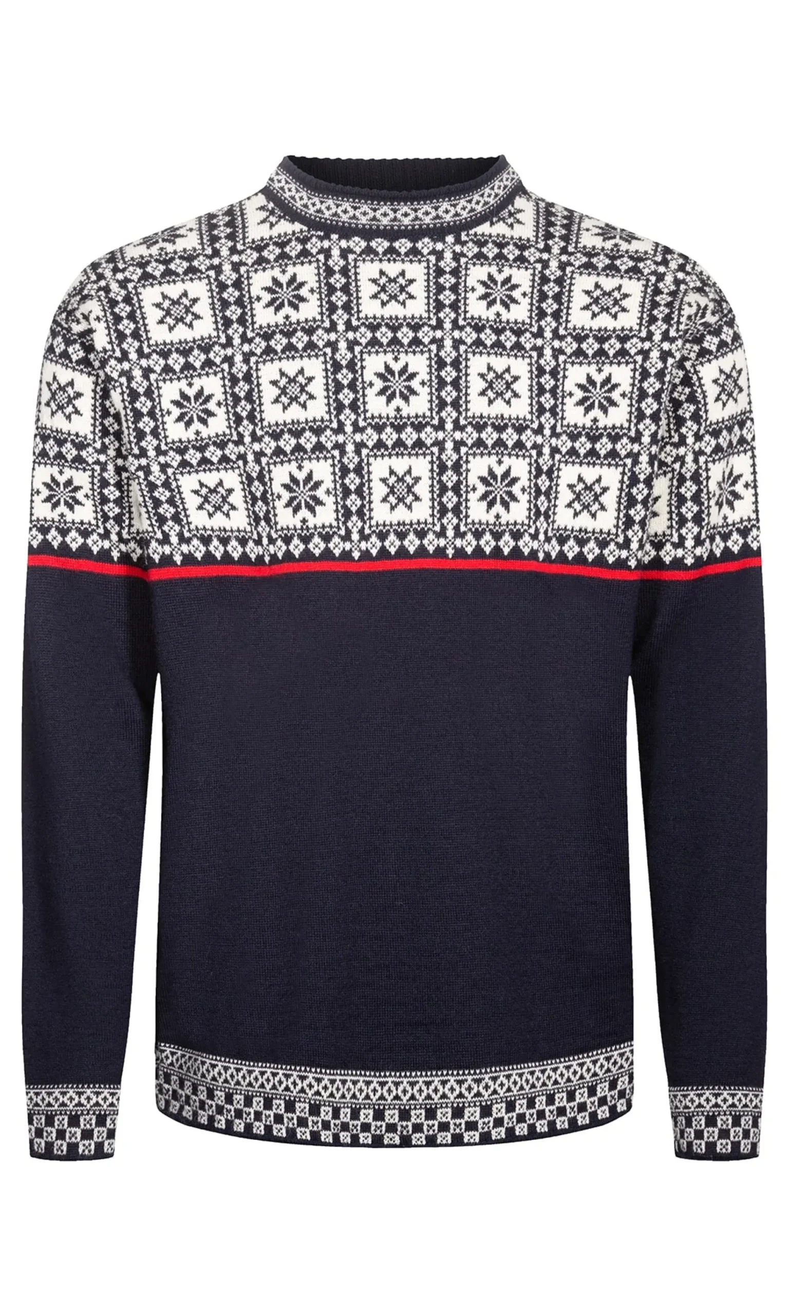 Flash Sale Tyssoy Men's Sweater - Norwegian Wool Men Round Neck