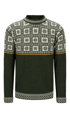 Clearance Tyssoy Men's Sweater - Norwegian Wool Men Round Neck