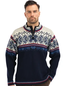 Outlet Vail Men's Sweater - Norwegian Wool Men Half-Zip