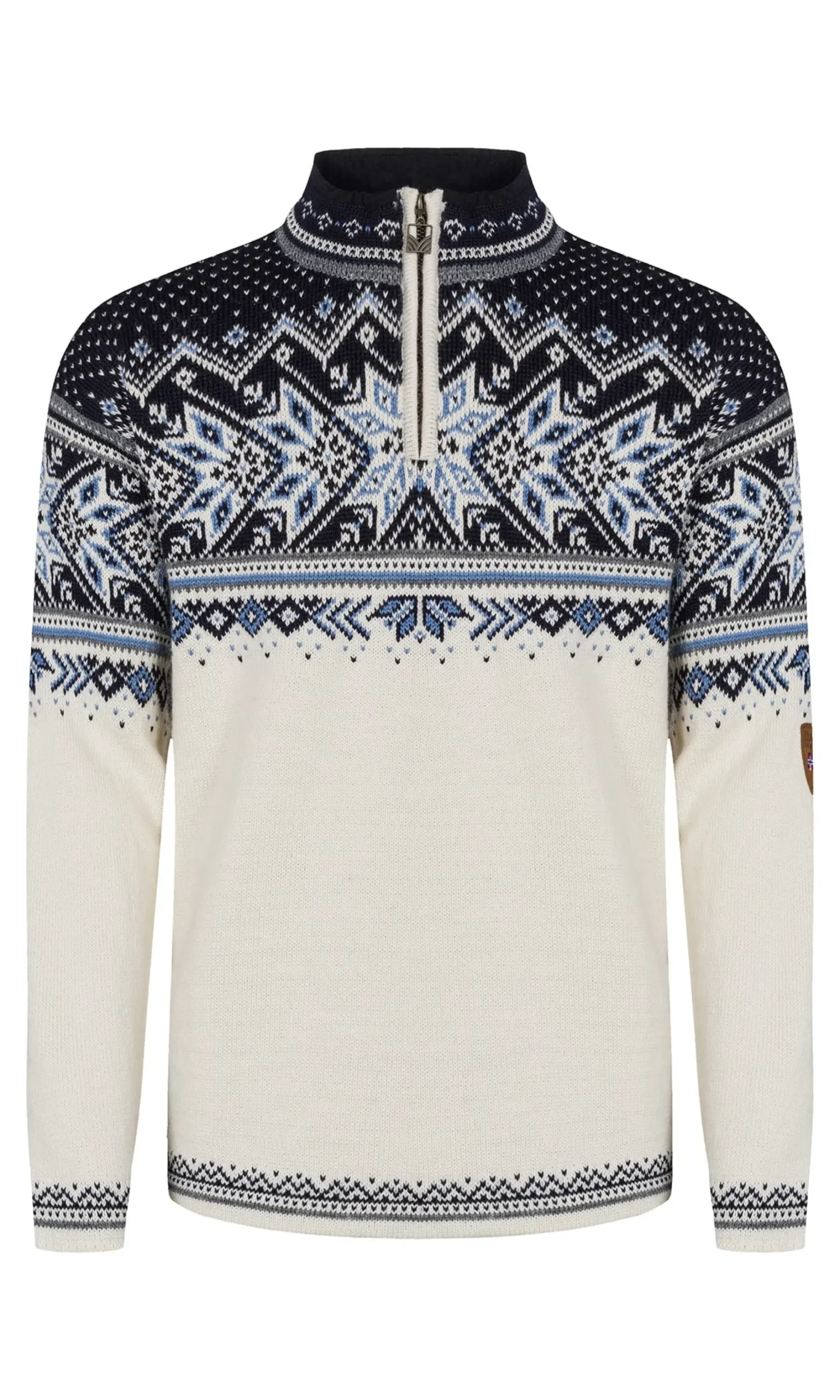 New Vail Men's Sweater - Norwegian Wool Men Half-Zip