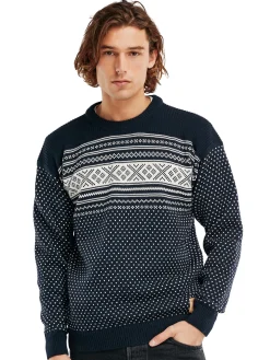 New Valloy Men's Wool Sweater Men Round Neck