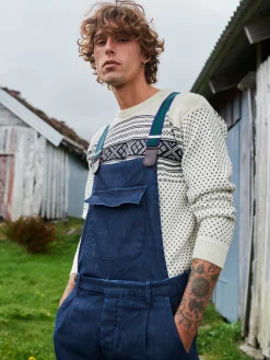 Best Sale Valloy Men's Wool Sweater Men Round Neck