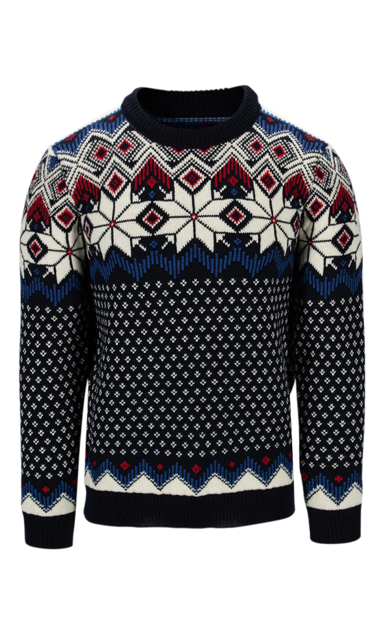 New Vegard Men's Knit Sweater Men Round Neck
