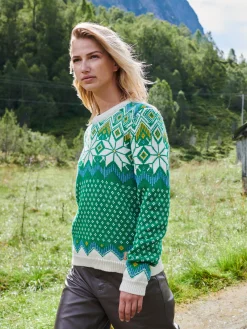 Hot Vilja Women's Knit Sweater Women Round Neck